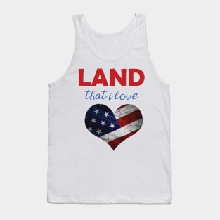 This Is My Pride Flag USA American 4th of July Patriotic Tank Top